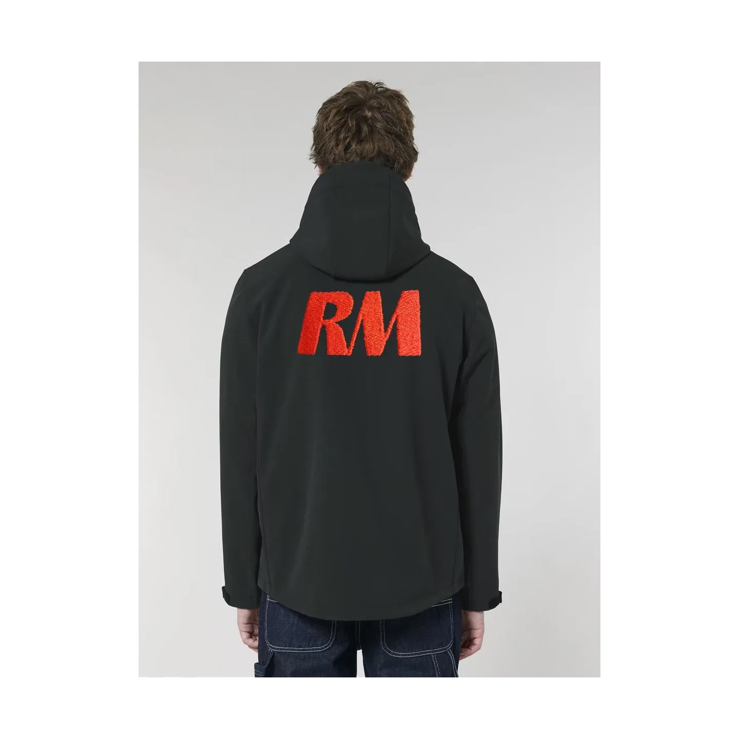 SOFTSHELL À CAPUCHE HOMME RM YACHTS CLASSIQUE BRODÉE CŒUR ET DOS