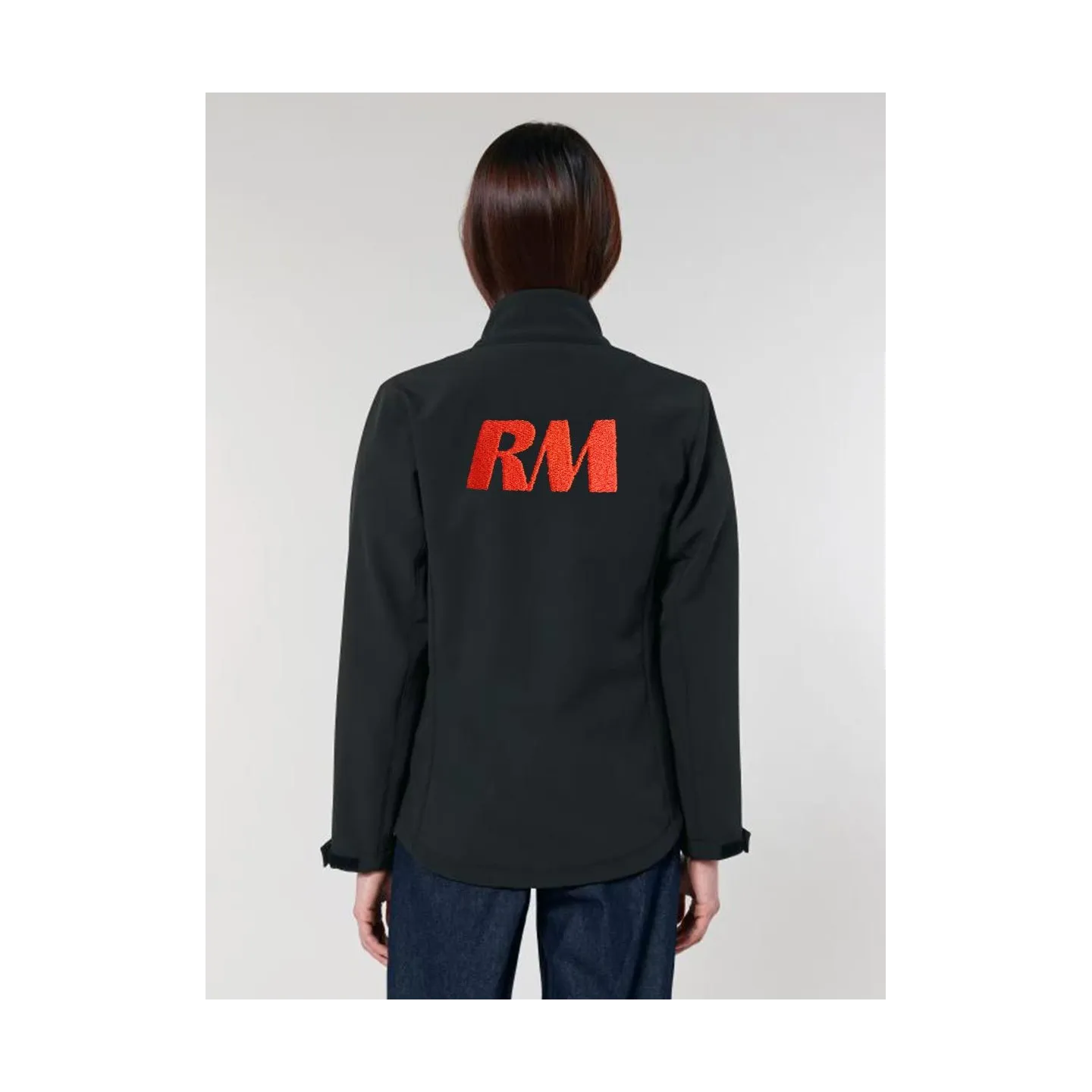 SOFTSHELL SANS CAPUCHE FEMME RM YACHTS CLASSIQUE BRODÉE CŒUR ET DOS