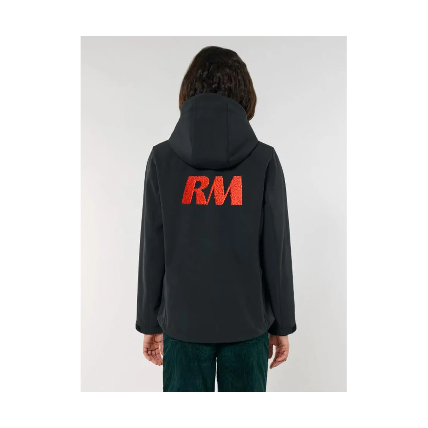 SOFTSHELL À CAPUCHE FEMME RM YACHTS CLASSIQUE BRODÉE CŒUR ET DOS