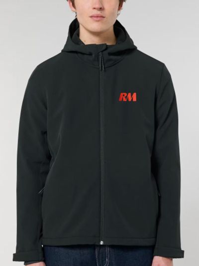 SOFTSHELL À CAPUCHE HOMME RM YACHTS CLASSIQUE BRODÉE CŒUR ET DOS