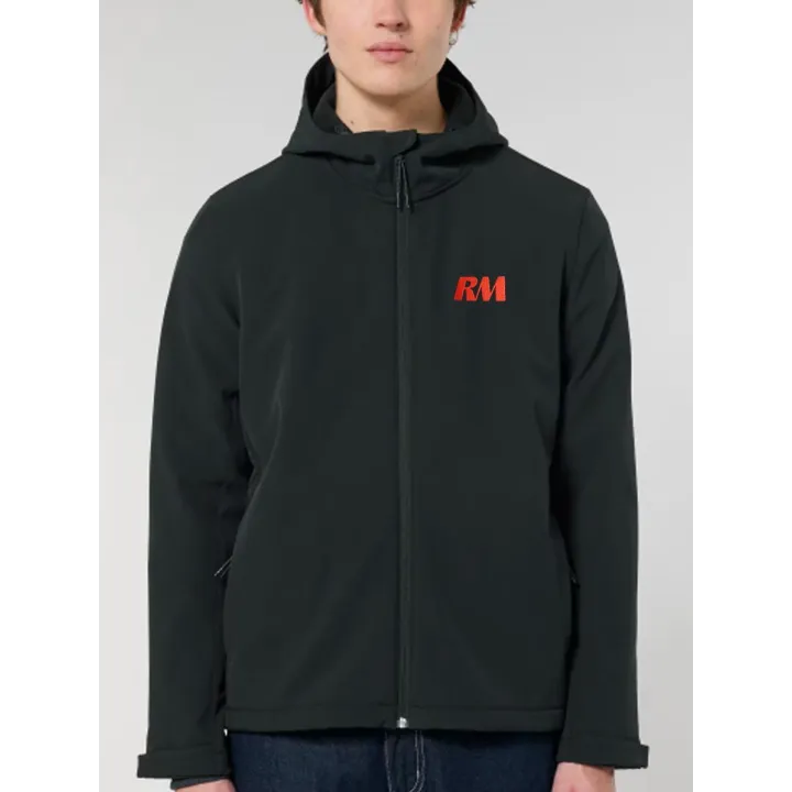 SOFTSHELL À CAPUCHE HOMME RM YACHTS CLASSIQUE BRODÉE CŒUR ET DOS