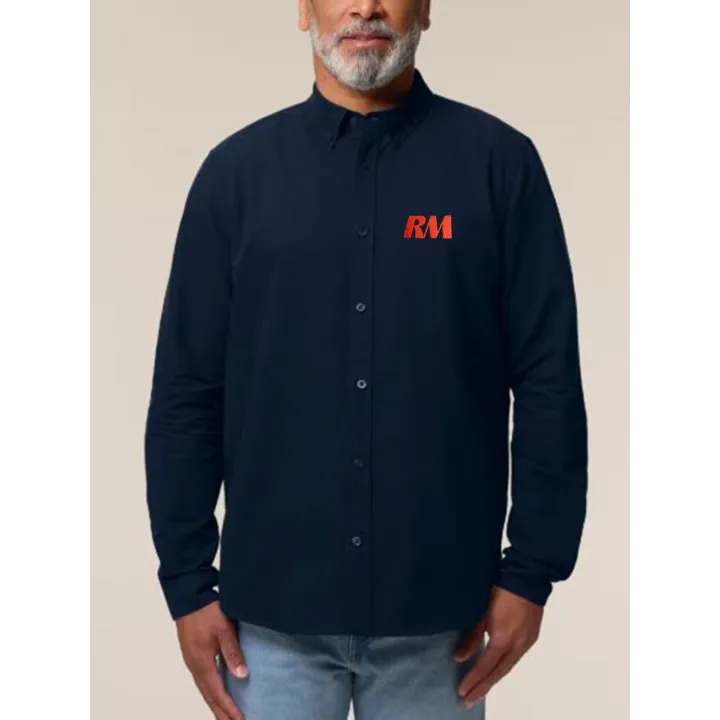CHEMISE OXFORD HOMME RM YACHTS LOGO BRODÉE CŒUR