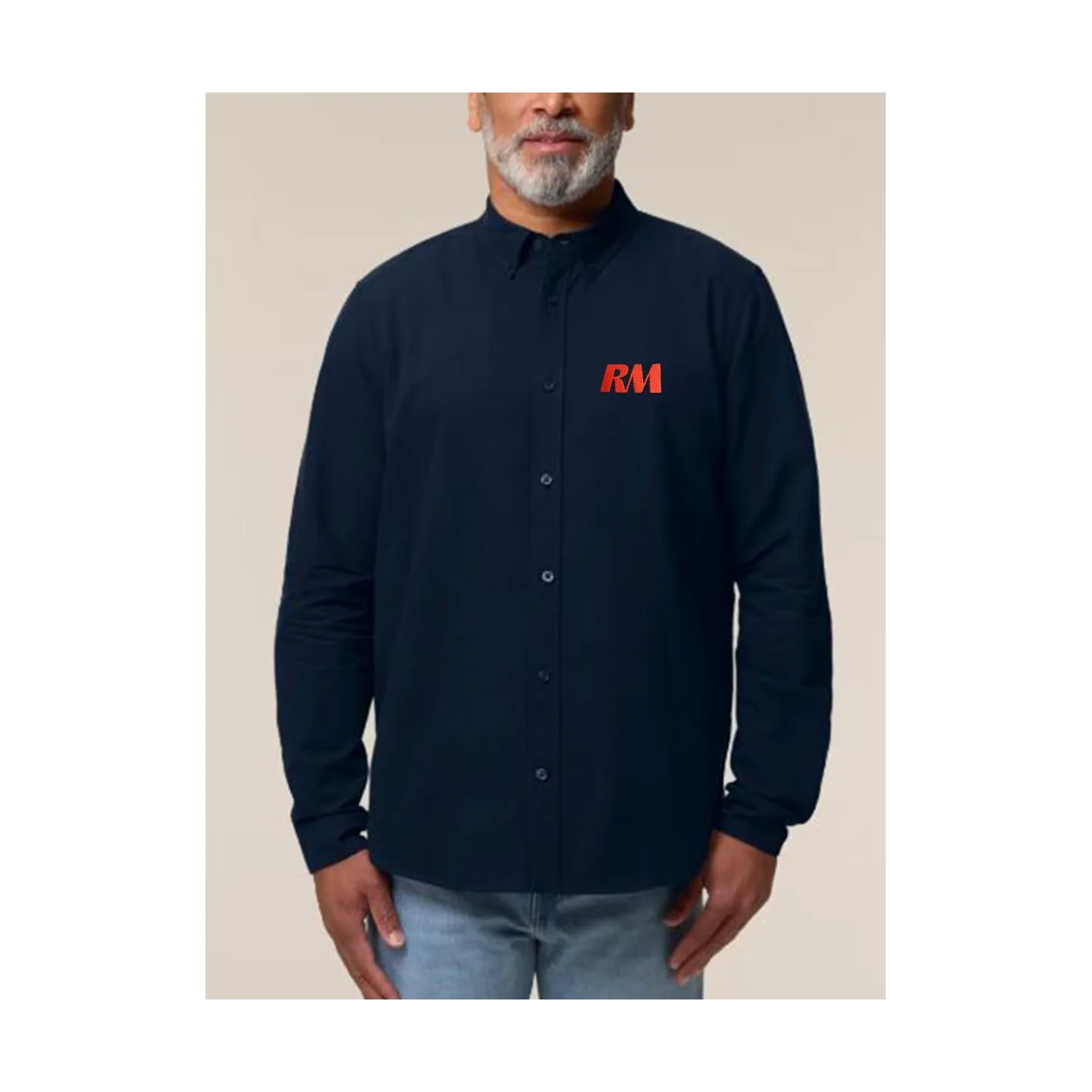 CHEMISE OXFORD HOMME RM YACHTS LOGO BRODÉE CŒUR