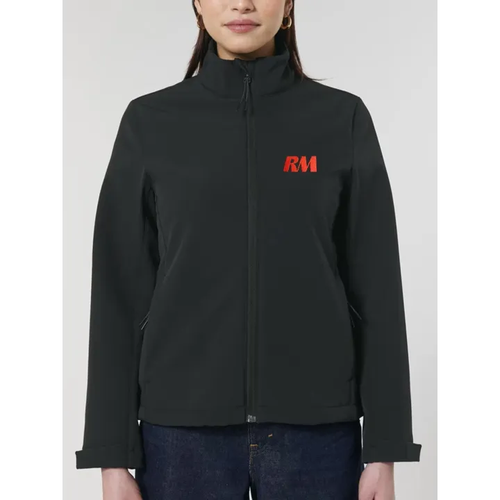 SOFTSHELL SANS CAPUCHE FEMME RM YACHTS CLASSIQUE BRODÉE CŒUR ET DOS