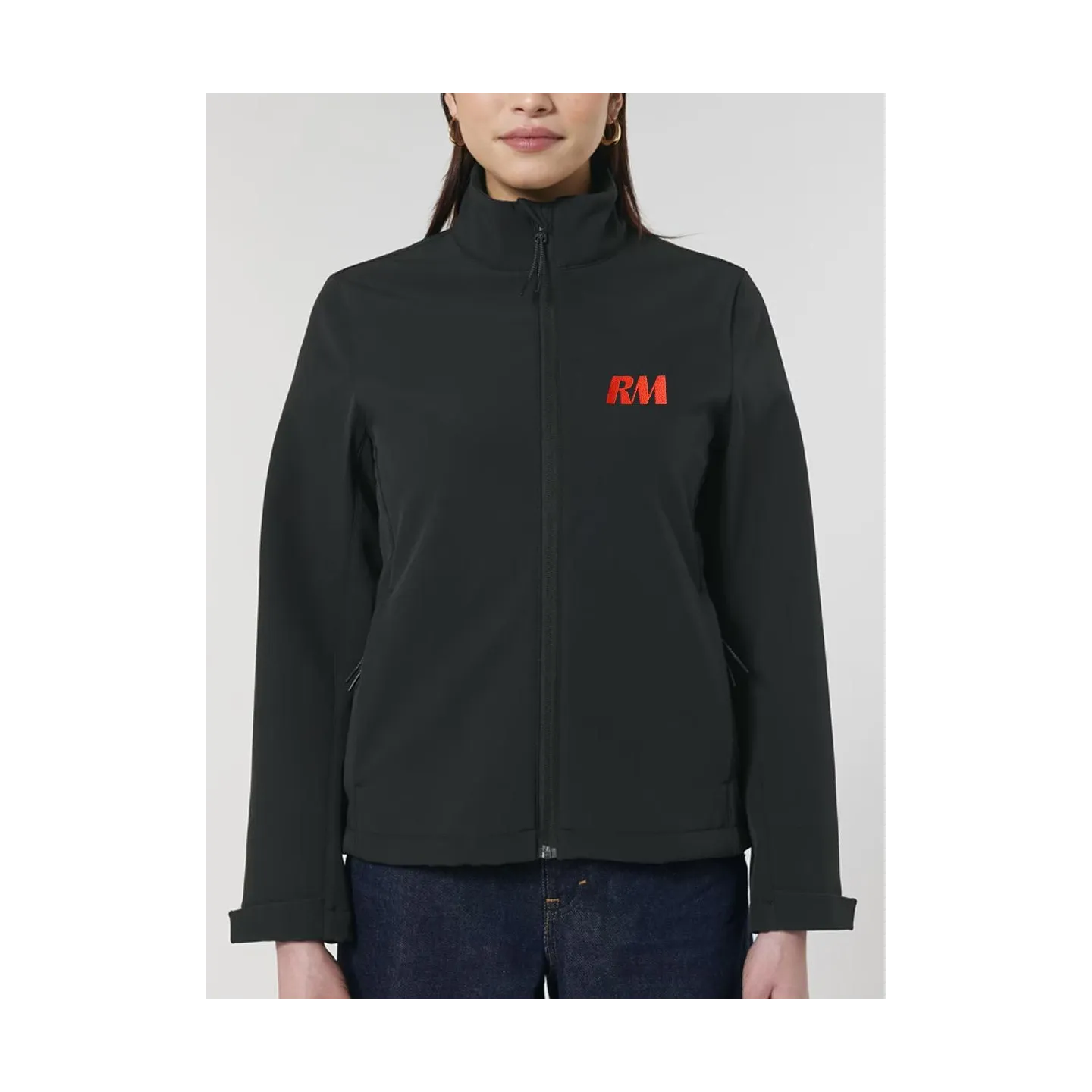 SOFTSHELL SANS CAPUCHE FEMME RM YACHTS CLASSIQUE BRODÉE CŒUR ET DOS