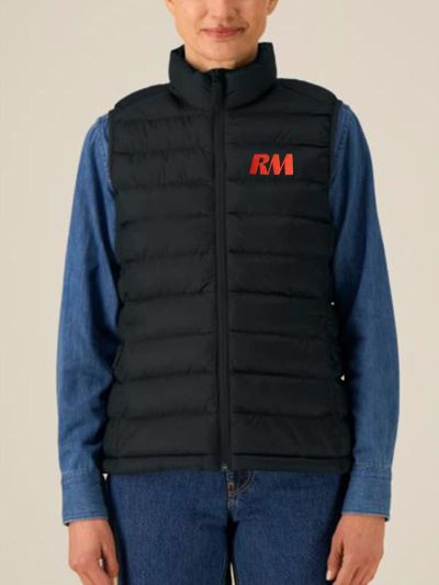 DOUDOUNE BODYWARMER FEMME RM YACHTS LOGO BRODÉE CŒUR