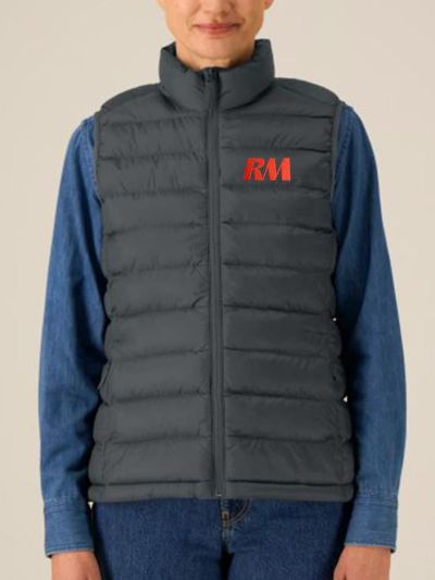 DOUDOUNE BODYWARMER FEMME RM YACHTS LOGO BRODÉE CŒUR