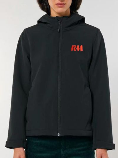 SOFTSHELL À CAPUCHE FEMME RM YACHTS CLASSIQUE BRODÉE CŒUR ET DOS