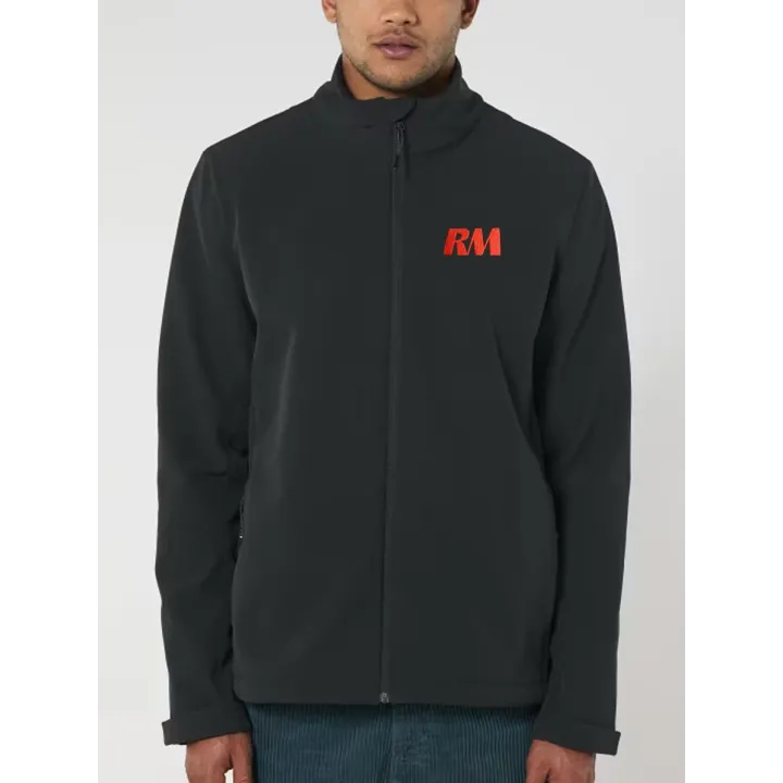 SOFTSHELL SANS CAPUCHE HOMME RM YACHTS CLASSIQUE BRODÉE CŒUR ET DOS 