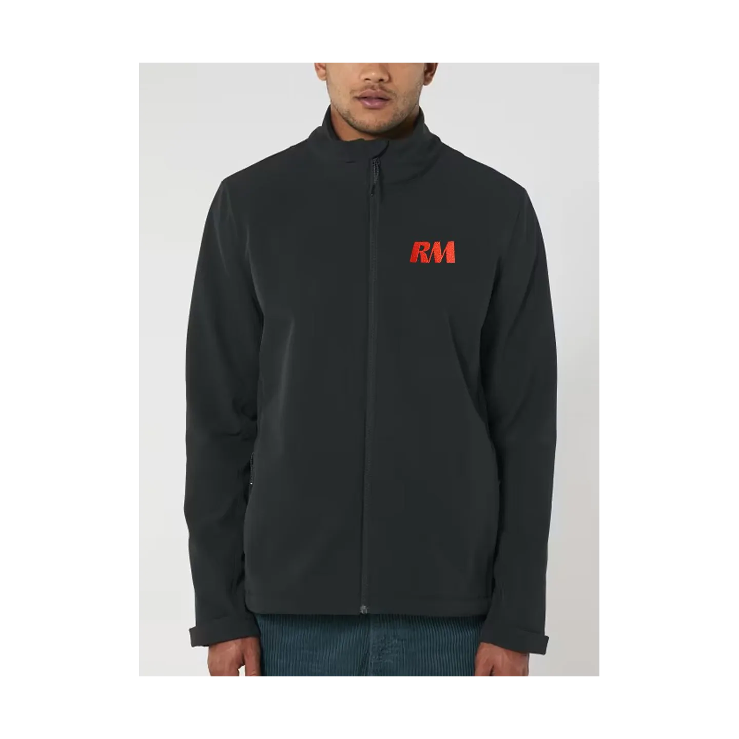 SOFTSHELL SANS CAPUCHE HOMME RM YACHTS CLASSIQUE BRODÉE CŒUR ET DOS 