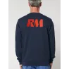 SWEAT COL ROND UNISEXE RM YACHTS CLASSIQUE BRODÉ CŒUR ET DOS