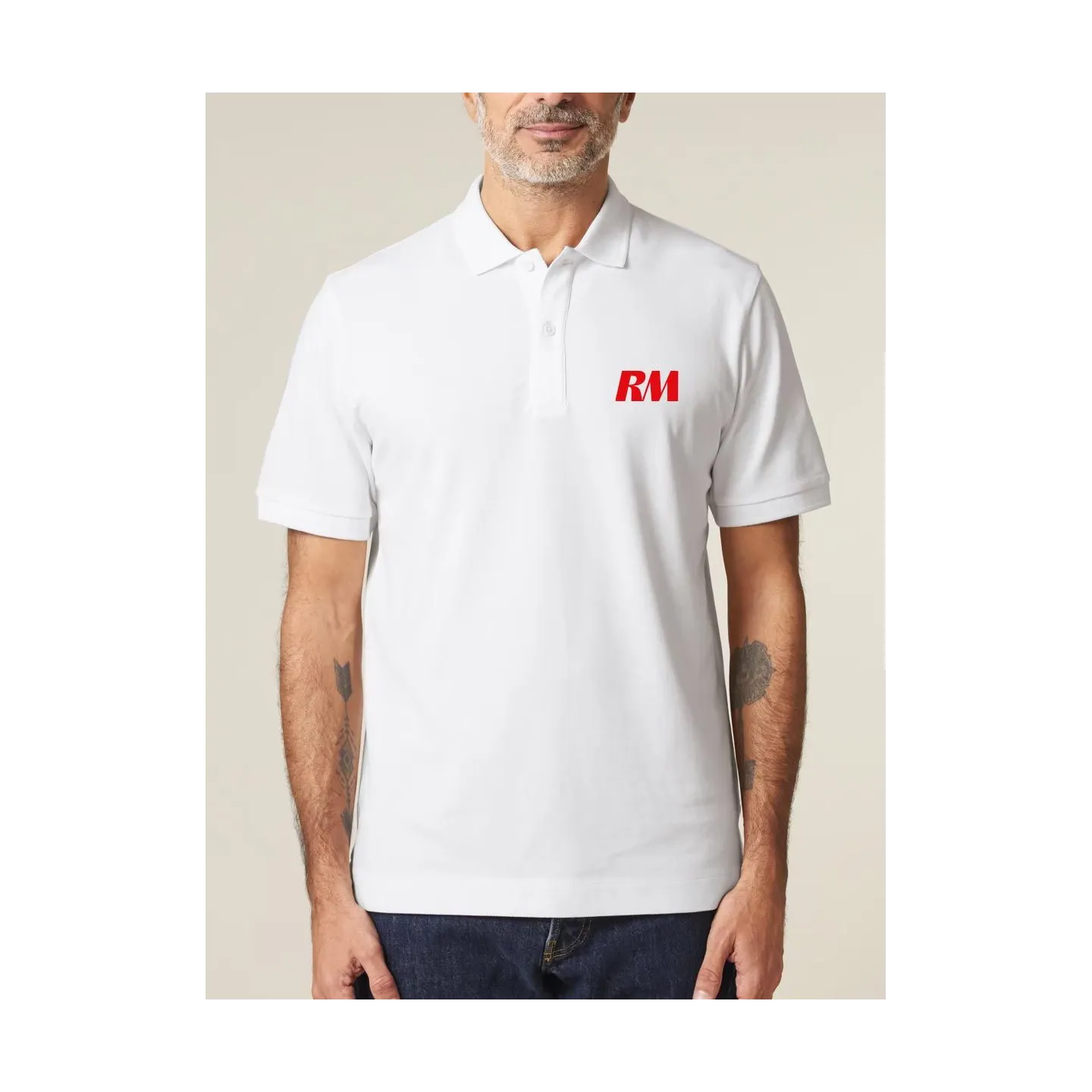 POLO HOMME EPAIS RM YACHTS LOGO BRODÉ COEUR